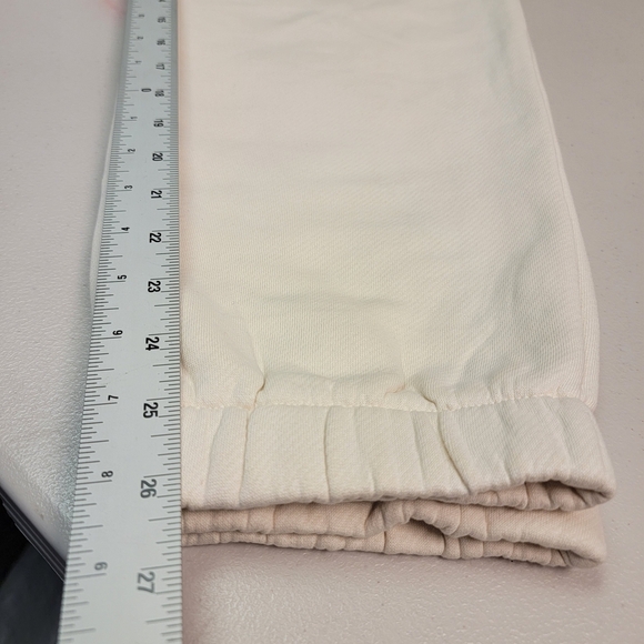 Universal Thread Womens White Comfy Sweatpants Elastic Waist Pockets Size XL - Picture 5 of 5